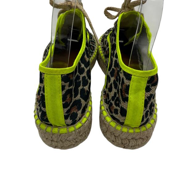 Vilagallo Tropico Blucher Espadrilles Leopard Print Shoes Size 39 / 9 - Picture 6 of 8